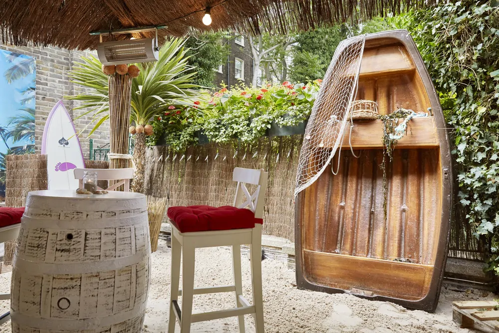 pop up beach bar