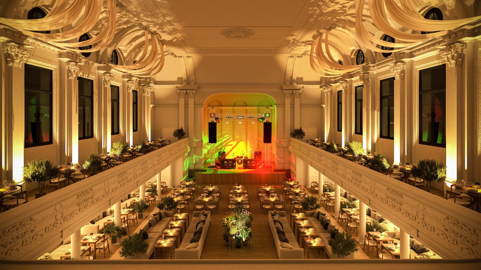 pillar hall venue for hire