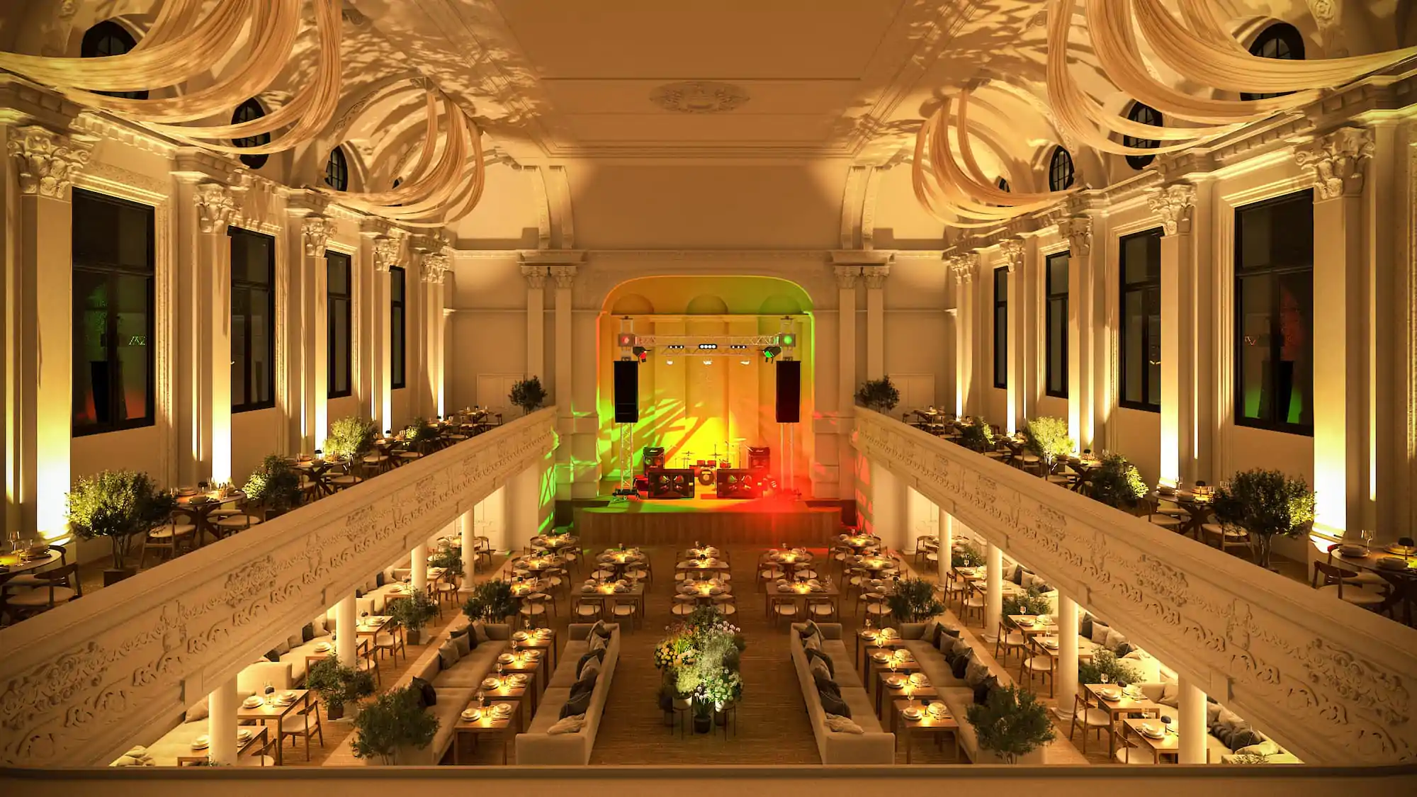 pillar hall venue for hire