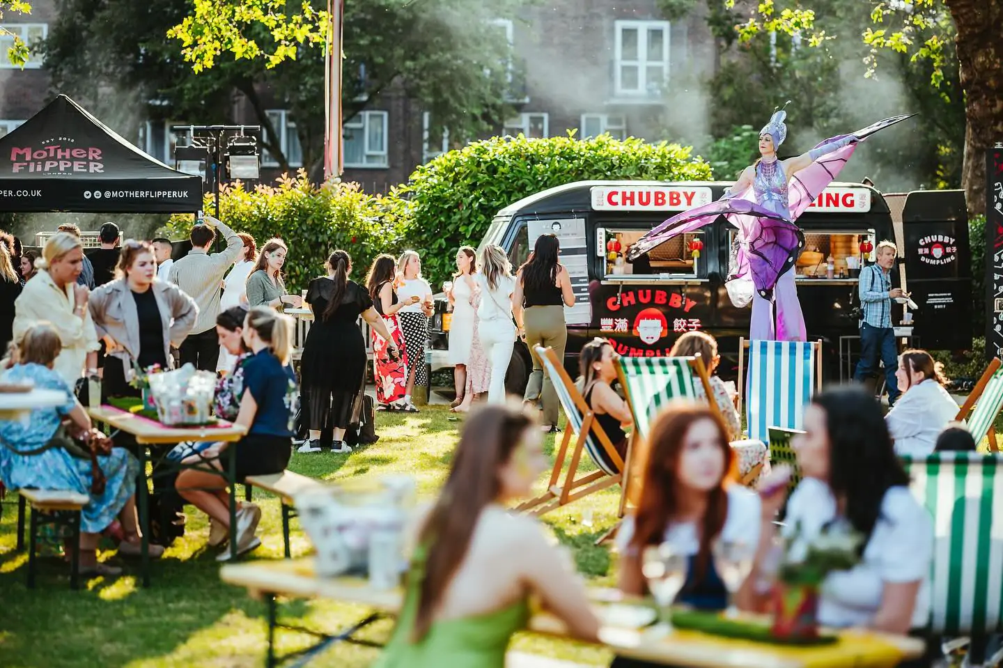 summer parties at shorditch gardens