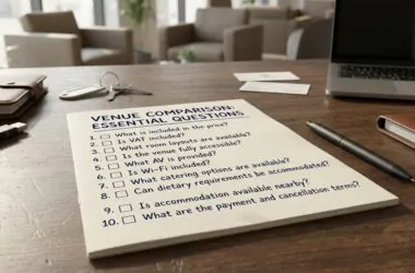 venue finding checklist