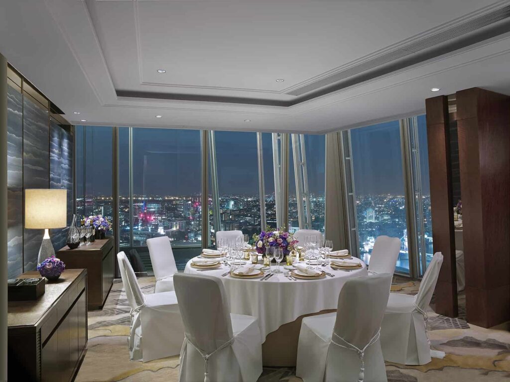 private dining at the shard