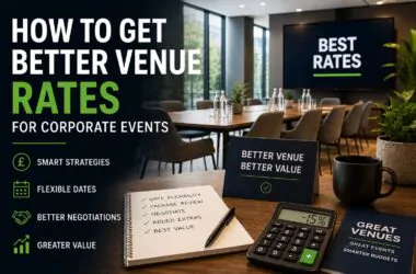 how to get better rates for corporate events