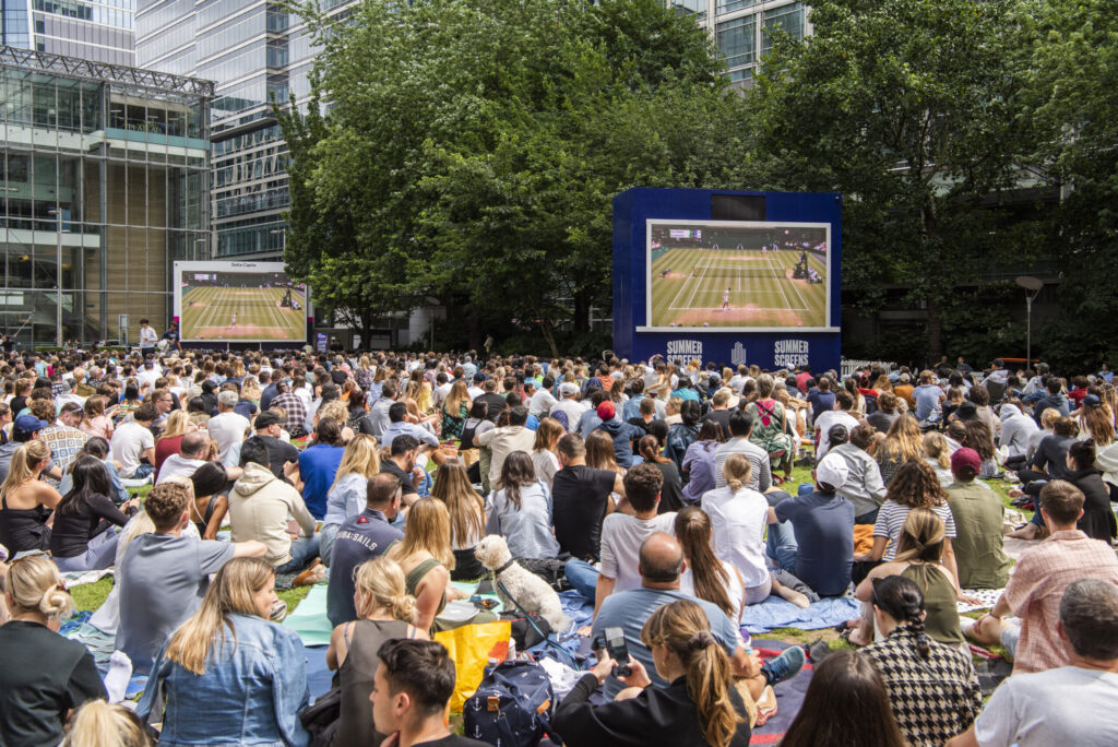 olympic screening canary wharf