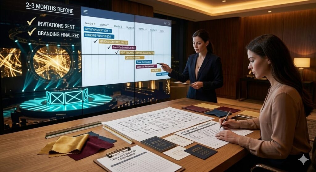 event planning timeline