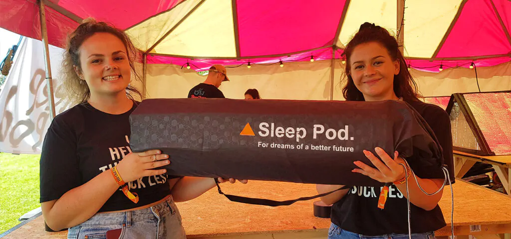 sleep pod team building